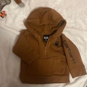 carhartt 12 month 1/2 zip hoodie